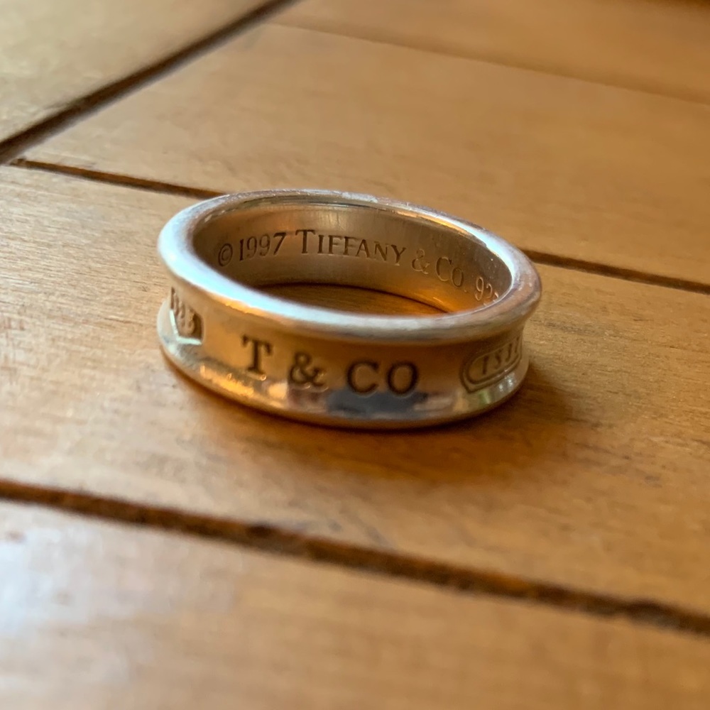 Tiffany & Co. 1837 Silver Ring (Wide)